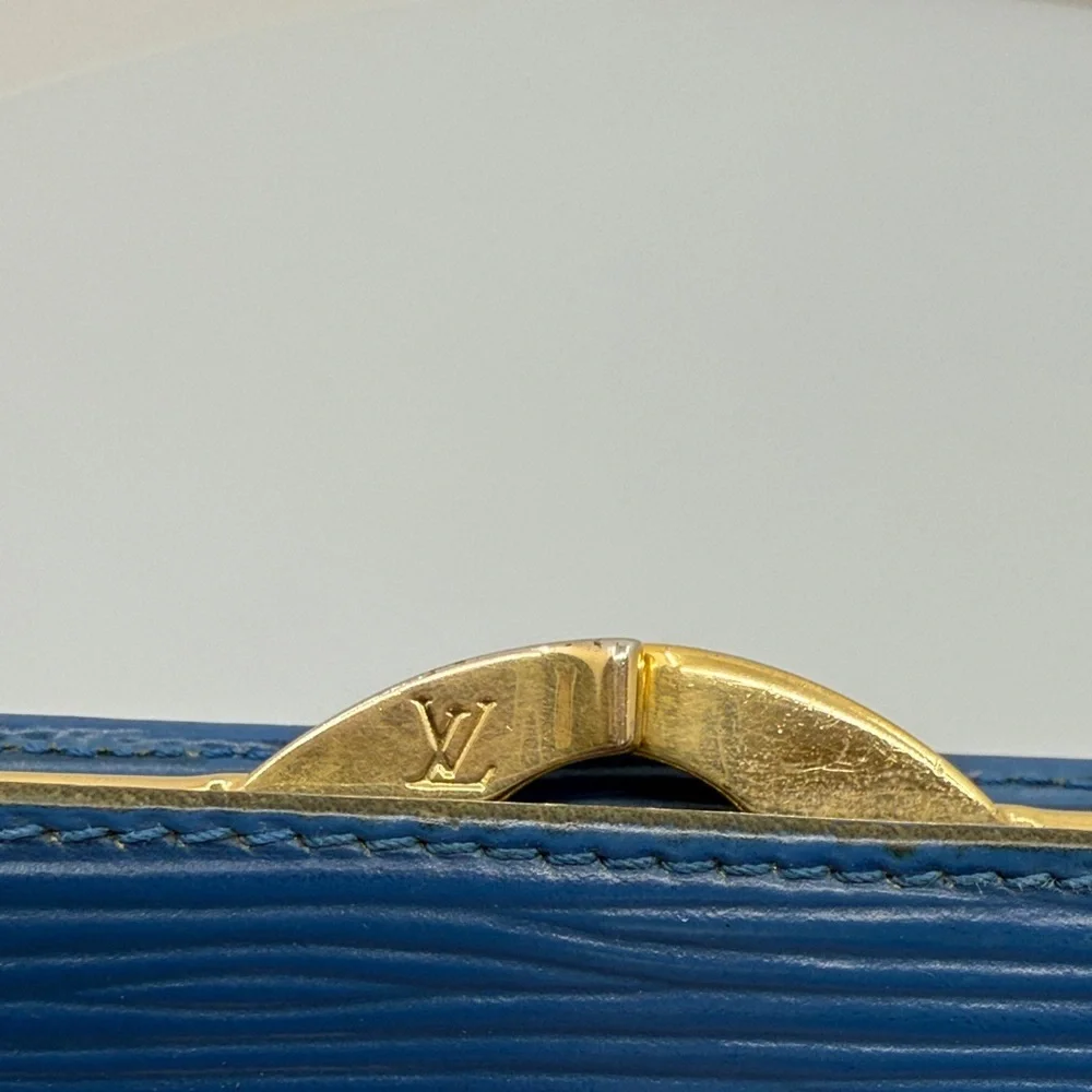 Louis Vuitton 100% Authentic Royal Blue Wallet With Gold Hardware​ - Picture 14 of 16
